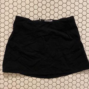Black princess polly selby mini skirt